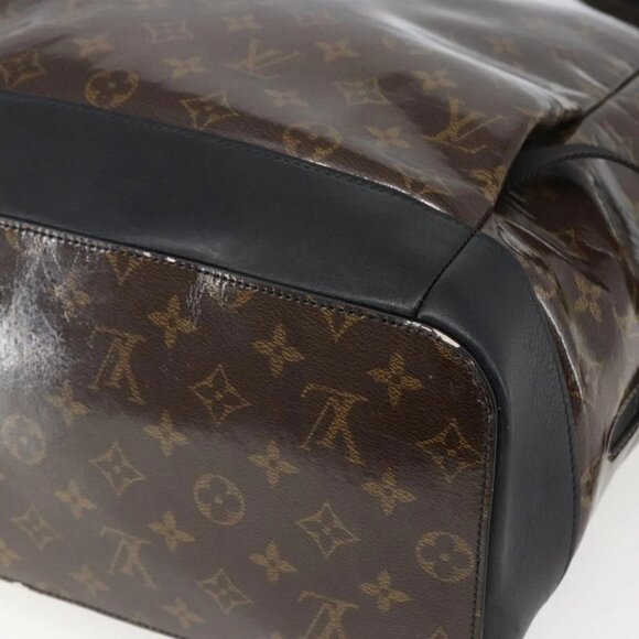 LOUIS VUITTON Monogram Eclipse Glaze Zipped Tote Backpack M43900 LV main image 7
